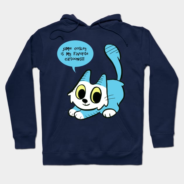 Cartoonist kitty Hoodie by JamieC